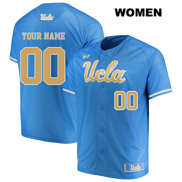 Customize Stitched customize UCLA Bruins Under Armour Authentic Womens Blue College Baseball Jersey->los angeles rams->NFL Jersey